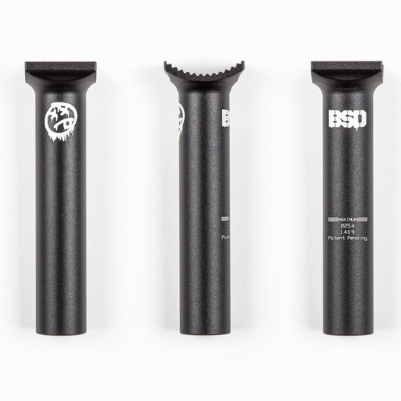 BSD Pivotal Blitzed Seat Post 135 mm Black